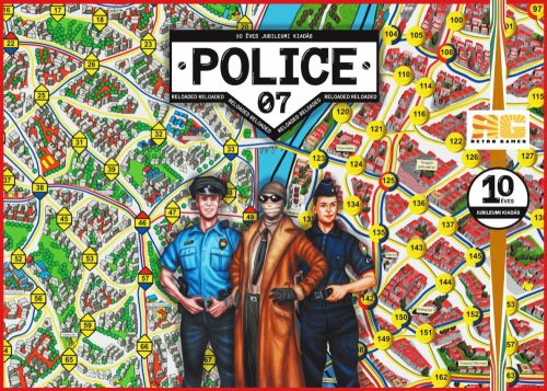 Police 07 Reloaded társasjáték 10 éves jubileumi kiadás