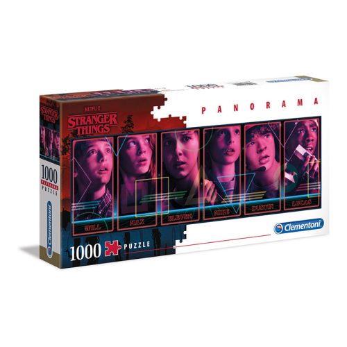 Puzzle 1000 db-os Panoráma - Stranger Things - Clementoni 39548