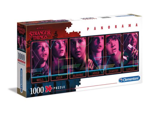 Puzzle 1000 db-os Panoráma - Stranger Things - Clementoni 39548