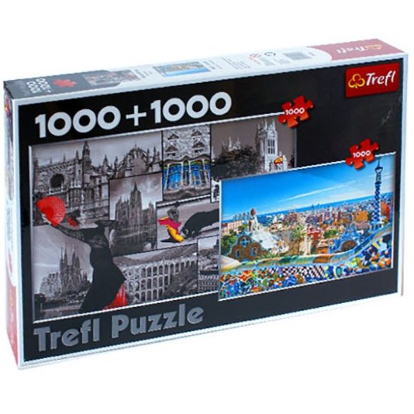 Trefl Spanyolország és Barcelona, 2x1000 db-os puzzle (29126)