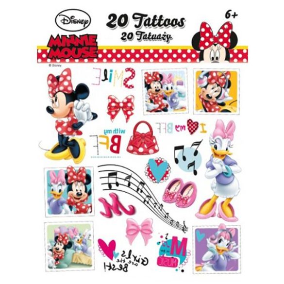 Trefl Minnie és Daisy görkorcsolyázik 160 db-os puzzle tetoválással (90504)