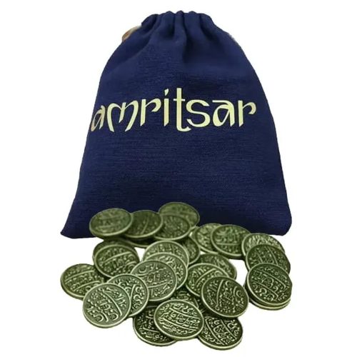 Amritsar: Az Aranytemplom fémpénz