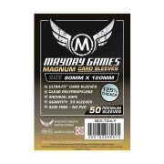   Mayday Games Prémium Magnum kártyavédő 80 x 120 mm - 50 db-os, fekete hátlap (MDG-7104)