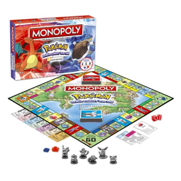 Monopoly Pokémon: Kanto Edition társasjáték - angol nyelvű 