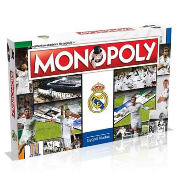 Monopoly Real Madrid társasjáték - gyűjtői kiadás