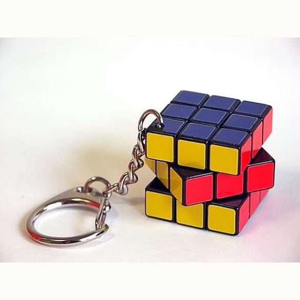 Rubik kocka 3x3x3 - kulcstartó