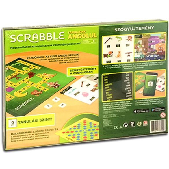 Scrabble - Tanuljunk angolul! társasjáték - Mattel