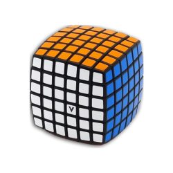 V-Cube 6x6 lekerekített versenykocka - fekete 
